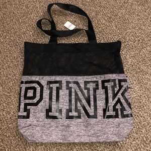 Pink Victoria’s Secret mesh bag